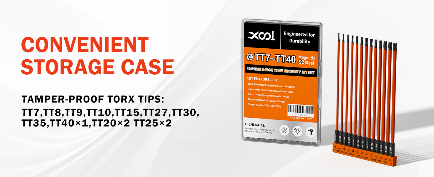 tamper-proof torx tips