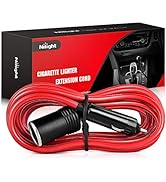 Nilight 10003W 14 Ft Extension Cord Cable Heavy Duty 12V/24V Car Charger with Cigarette Lighter S...