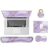 DINKY Keyboard Wrist Rest Pad, 4 in 2 Mouse Pads with Wrist Support Set Ergonomic, Memory Foam Mo...