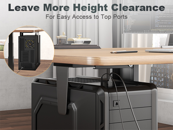 Leave More Height Clearance for Easy Access to Top Ports