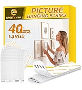 EMITEVER Picture Hanging Strips Heavy Duty, Damage Free Hanging Picture Hangers, Picture Hanging ...