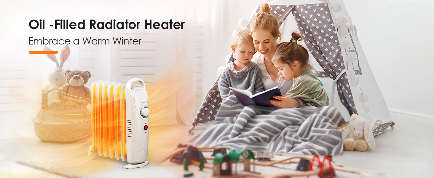 oil heater white