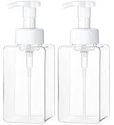 Kzeirm Foaming Soap Dispenser, 15 Oz Foam Soap Dispenser for Bathroom & Kitchen, Refillable Foami...