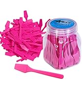 AMT 110 PCS Cosmetic Spatula, 2.5" Make Up Disposable Plastic Spatula, Facial Cream Mask Scoop, S...