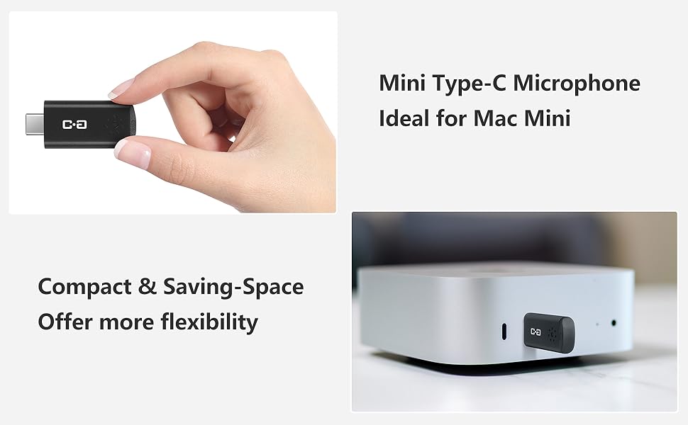 USB C Microphone for Mac mini