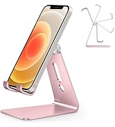 OMOTON Adjustable Cell Phone Stand, C2 Aluminum Desktop Phone Holder Dock Compatible with iPhone ...