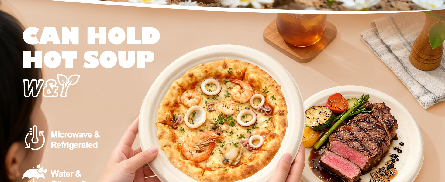100-Count Disposable Compostable Bowls