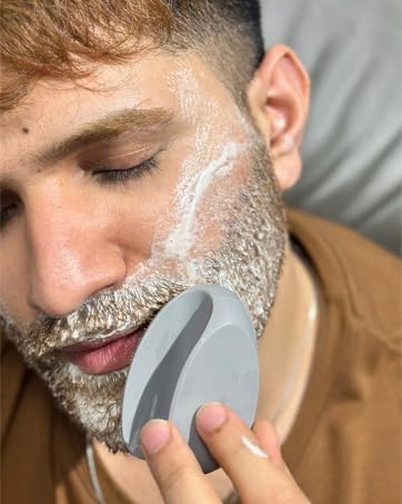 Silicone Face Scrubber,Manual Exfoliating Brush