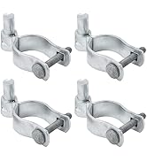 VIVIDA 1-5/8" Gate Post Hinge, Chain Link Fence Gate Hinge, for 1-5/8" OD Post/Pipe, Galvanized S...