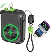 SEANCHEER P05 Portable Charger, Magnetic Power Bank, Small Wireless PowerBank, Battery Pack 10000...