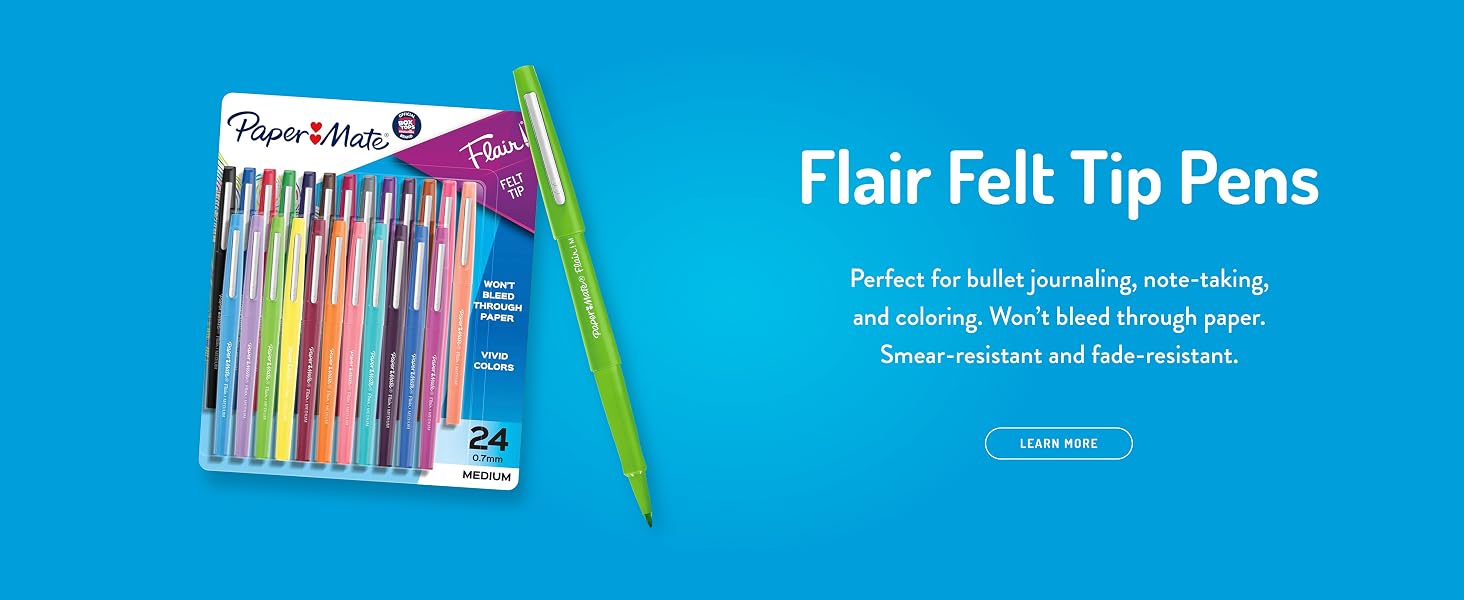 Flair Felt Tip Pens