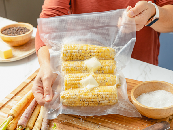 vacuum sealer bags for food seal vaccum bag rolls storage small freezer large sealing sealers