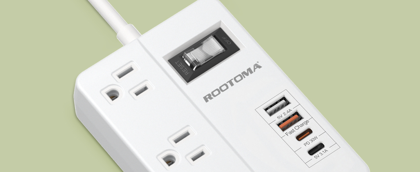 2 prong power strip