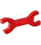 1Pc Red Multifunctional Double Head Shower Wrench Plastic Made Lightweight Bathroom Wrenches for ...