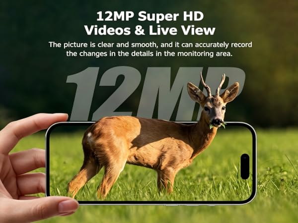 12MP SUPER HD REAL-TIME LIVE STREAM