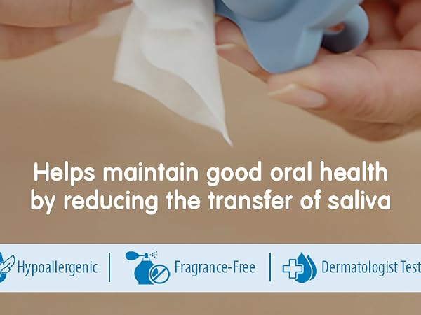 Helps maintain good oral health by reducing the transfer of saliva