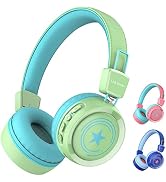 Link Dream Kids Wireless Headphones V5.0 Bluetooth Kids Headphones w/Mic 32H Playtime Soft Padded...