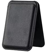 HUEYTON 2-in-1 Magnetic Card Holder Stand for iPhone 16/15/14/13/12 Series,Ultra-Thin Magnetic Ca...