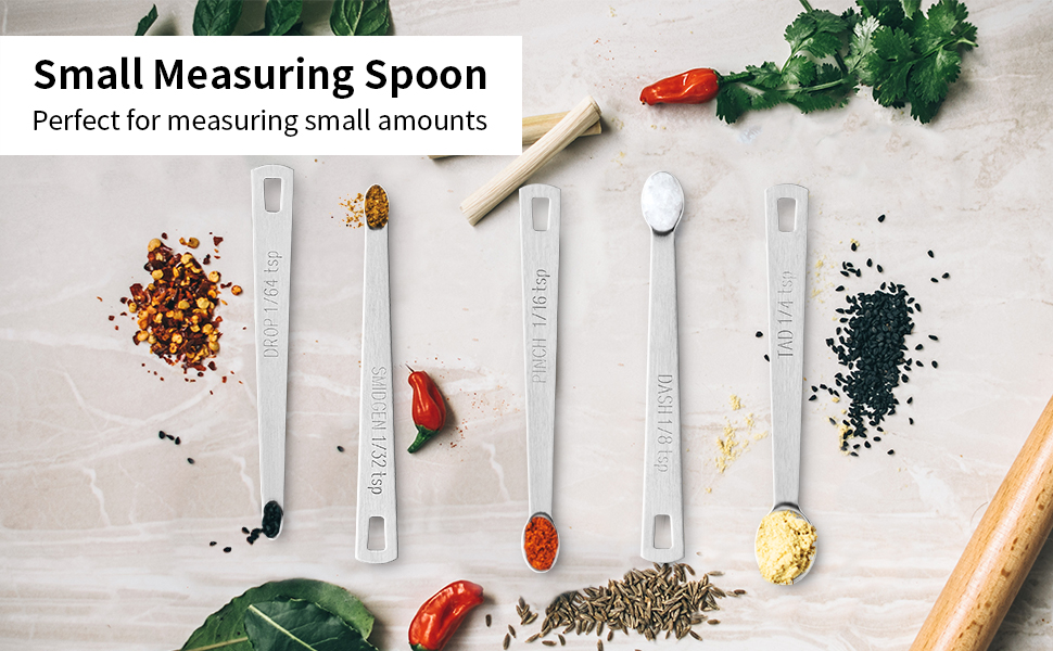 small measuring spoons
