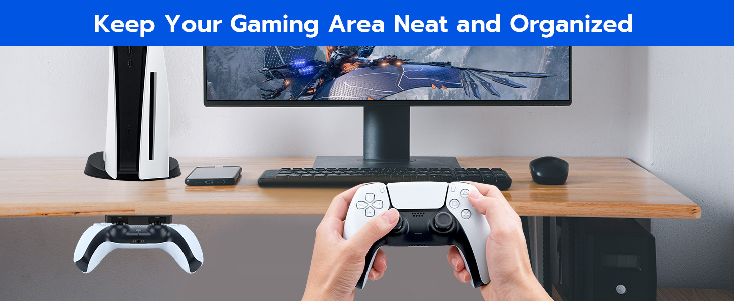 Keep your gaming area neat and organized