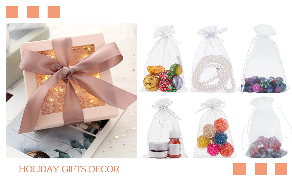 HRX Package Organza Bags for gift jewelry