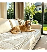 SUBRTEX Couch Cover for Dogs, Non-Slip Sofa Mat Washable, Thick Sofa Slipcover Cushion Protector ...