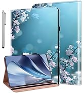 KEFBWAO Case for Samsung Galaxy Tab A9+/A9 Plus 11 Inch 2023, Stylus Holder Flip Wallet Leather S...