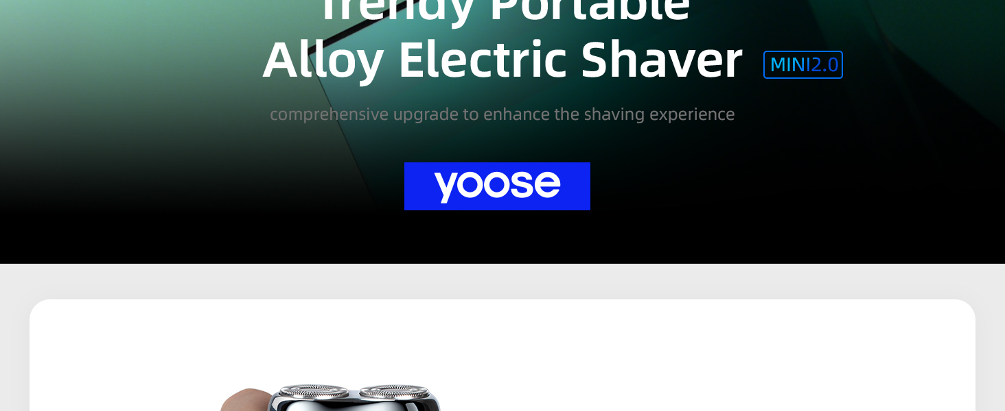 yoose Trendy Portable Alloy MINI Shaver 2.0