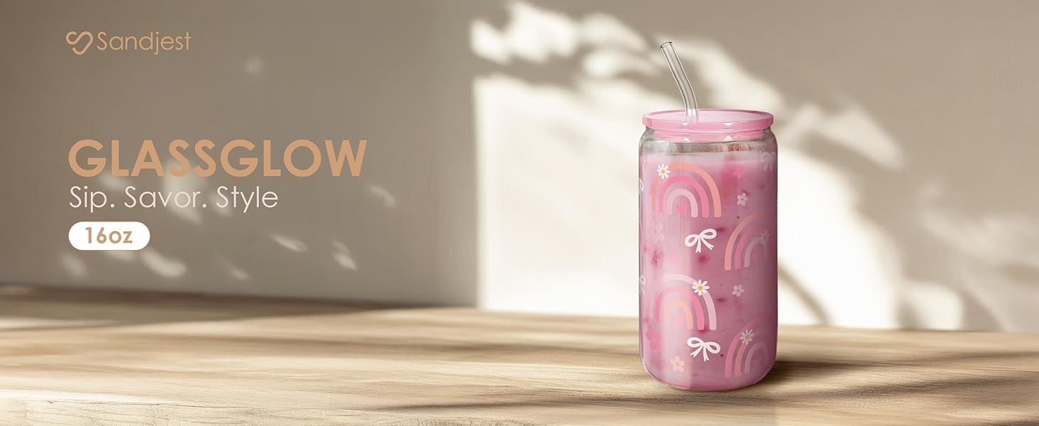 SANDJEST GlassGlow 16Oz