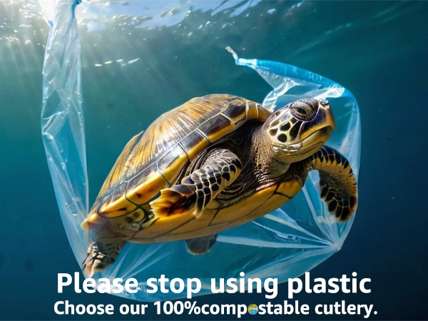 compostable forks spoons knives cutlery utensils silverware