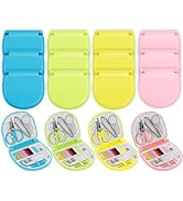 Mini Travel Sewing Kit, Portable Travel Sewing Box Kit Small Emergency Sewing Tool with Threads S...