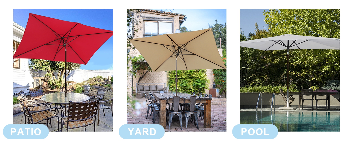Rectangular Patio Umbrella