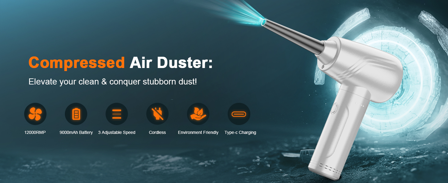 compressed air duster electric air duster air duster compressed air cordless air duster