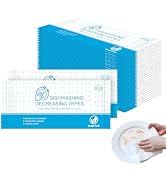 SLequipo Dish Wipes for Camping Individually Wrapped Dish Cleaning Wipes Travel Unscent 7.7”x 7.3...