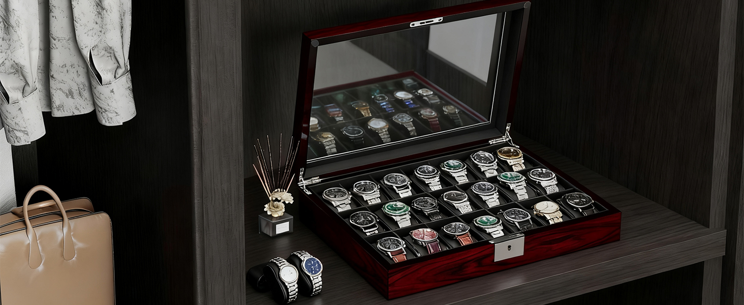 21-Slot Watch Cases