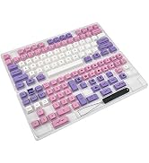 YMDK 134 Key Hana Dye Sub ZDA Similar to XDA Keycaps PBT Keycap for MX Keyboard 104 87 61 Melody ...