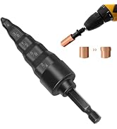 HVAC Repair Tool, Swage Tube Expander 5 in 1 Air Conditioner Copper Pipe Expander Swaging Drill S...