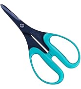 ALLEX Hobby Scissors 6.5" All Purpose Utility Craft Scissors, Non-Stick Serrated Blade, Razor Sha...