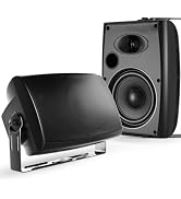 STUDIOFINIX 6.5 Inch 400W Outdoor Bluetooth Speakers Waterproof Wired, Wall Mount Speakers All-We...