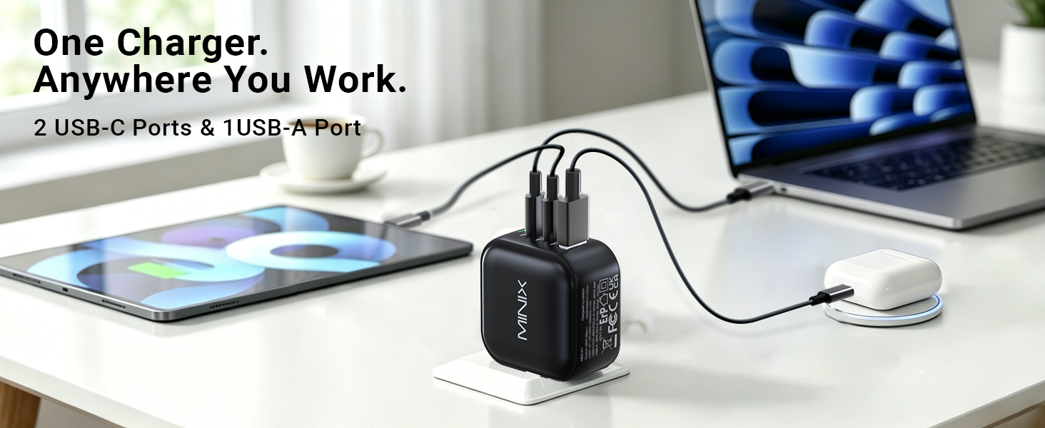 MINIX GaN Wall Charger 65W