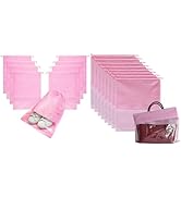 Mezeic 8PCS Travel Shoe Bags Dust Bags for Handbag and Purses with Clear Window Shoe Storage Orga...