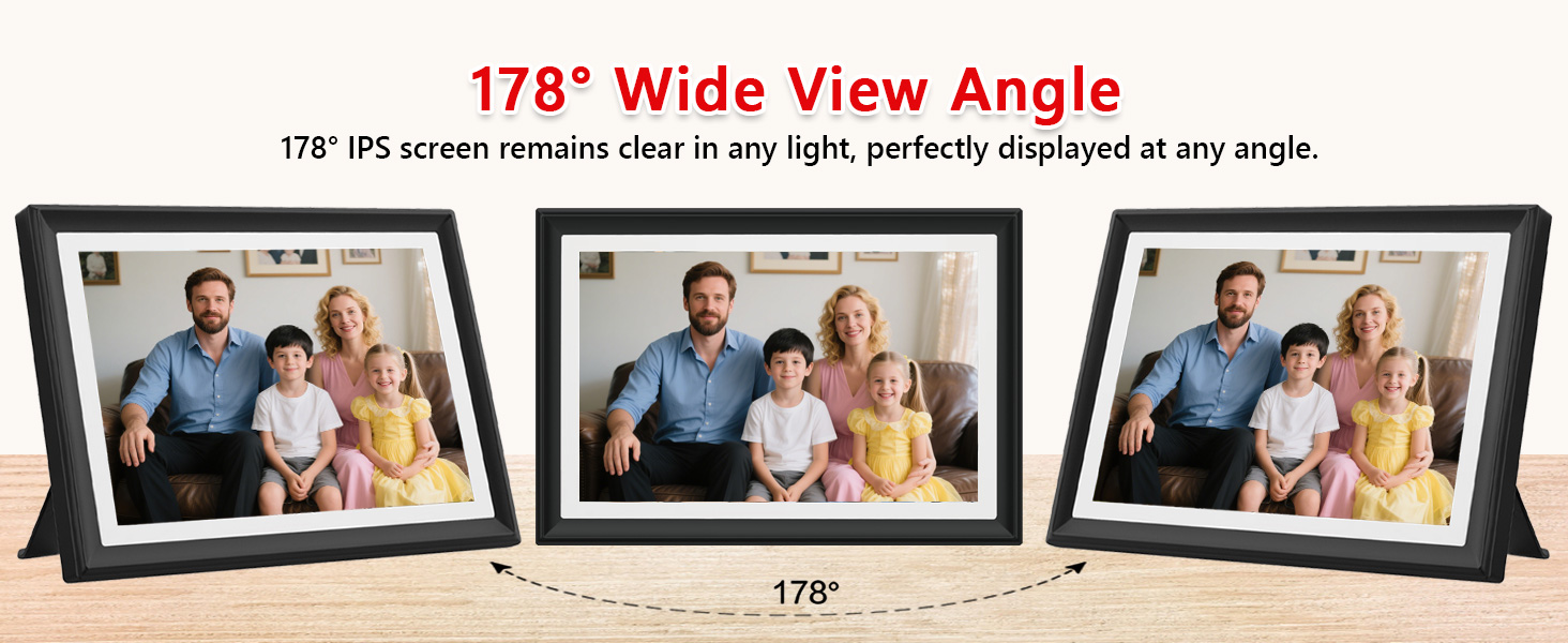 FRAMEO 10.1 Inch Smart WiFi Digital Photo Frame Digital Picture Frame