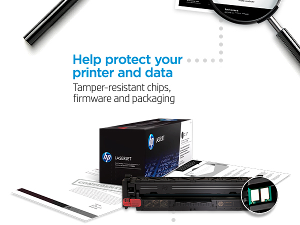 original hp toner print sharp black text recycled cartridges high air quality secure printing