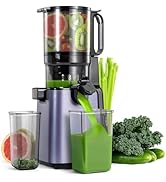 Ventray Juicer Machine, Cold Press Juicer with 5.1'' Extra Large Feed Chute for Whole Vegetables ...