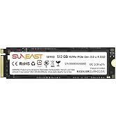 SUNEAST 512GB M.2 2280 PCIe 3.0 NVMe Gen3x4 SSD - Up to 3500MB/s Read, 1800MB/s Write, 3D NAND TL...