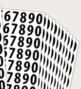 1200 PCS Number Stickers, 1
