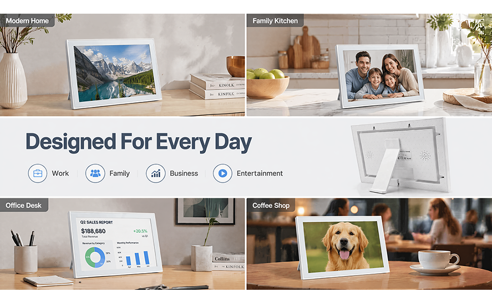 smart calendar digital photo frame