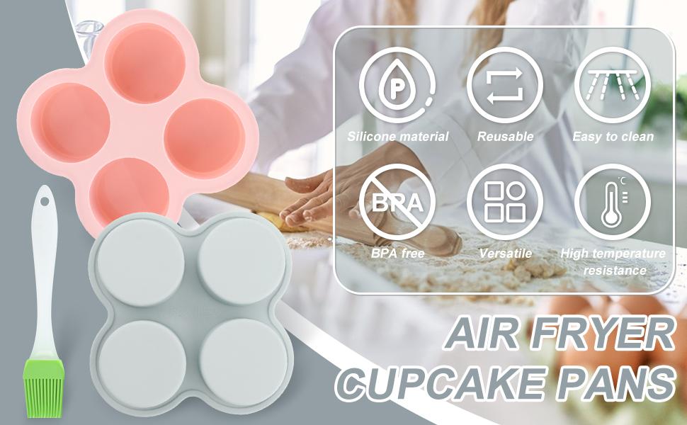 Reusable Silicone Air Fryer Egg Mold