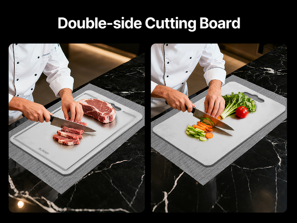 double sided cutting board
