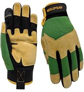 MSUPSAV Multi-Purpose Work Gloves,Utility High Dexterity Mechanic Working Gloves,Flexible&Breatha...